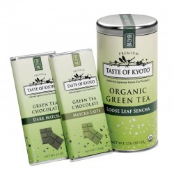 Taste of Kyoto Organic Green Tea Sencha Gift Set
