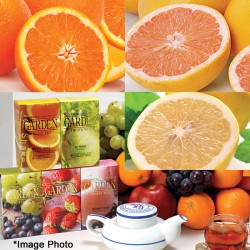 AMSU Tea (L Size) 4 Flavors & Mini Fruits Set