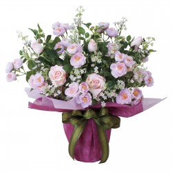 Photocatalyst Pink Rose Bouquet Arrangement