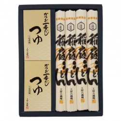 Inaniwa Udon Noodle with Soup (Gift Box)
